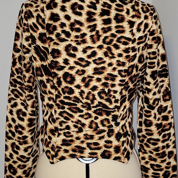 Leopard Blazer Jacket - Picture 3 of 3